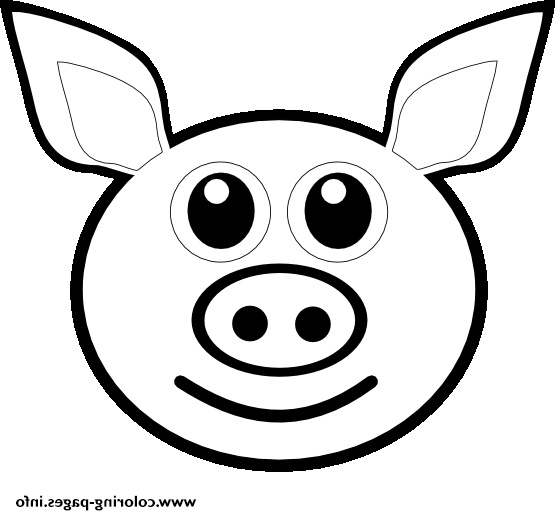 pig emoji printable coloring pages book