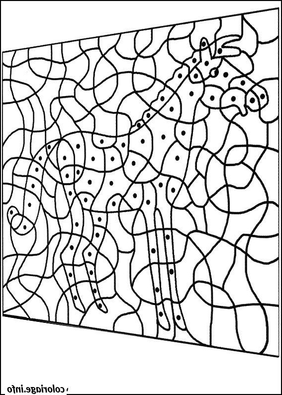 magique cheval facile maternelle coloriage 9827