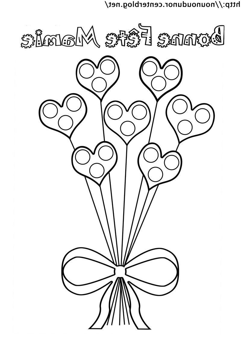 4298 bouquet de coeurs vase avec fleurs pour la fete des mamies