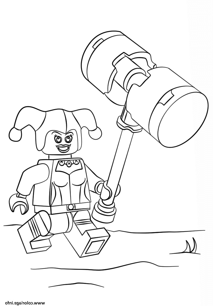 lego harley quinn coloriage