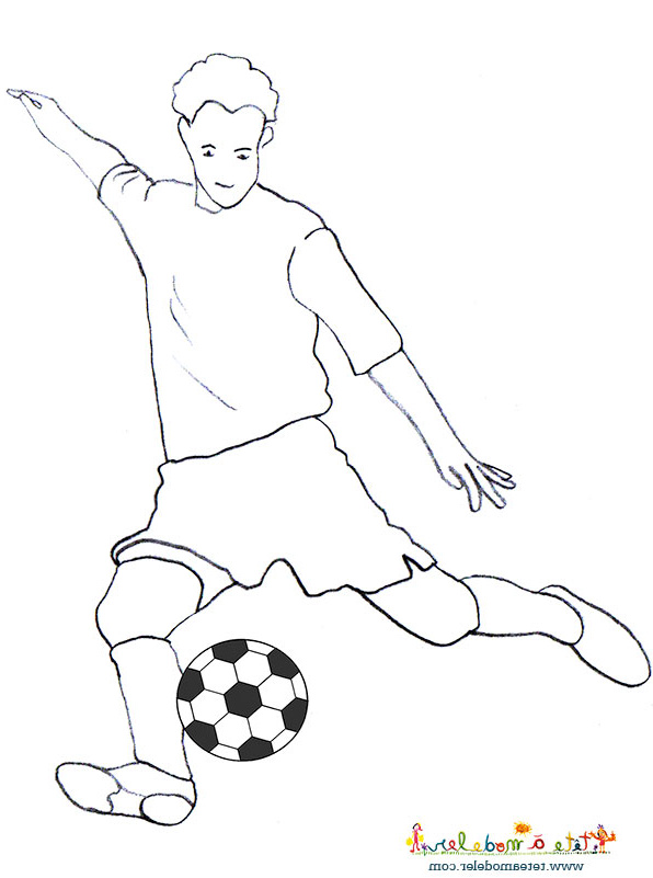 dessin de joueur de foot 6