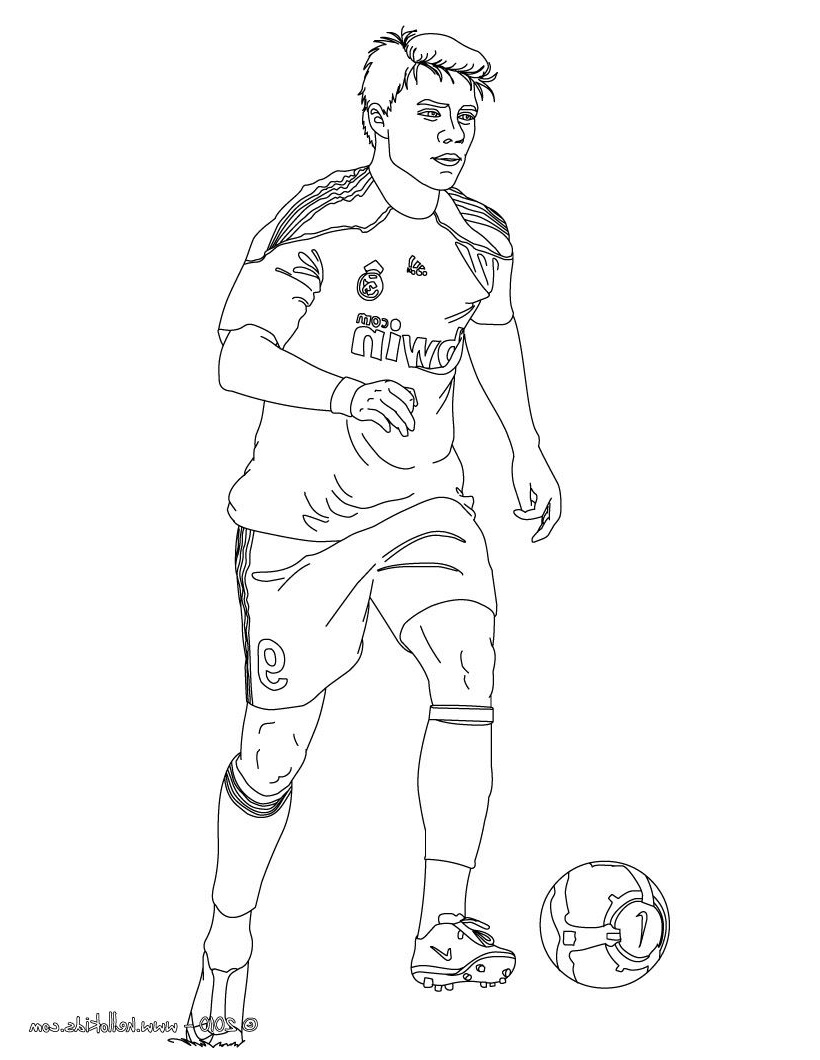 cr7 coloring pages