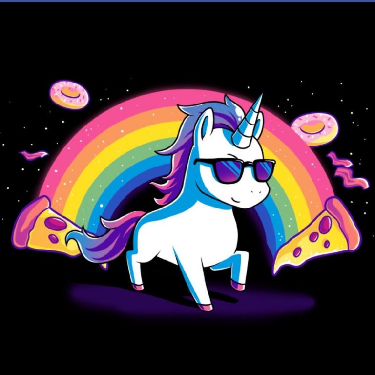 Déssin Licorne Bestof Image Unicorns and Pizza Yezzzzzz