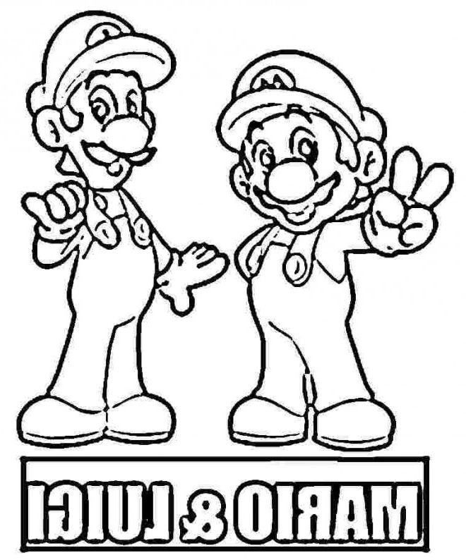 Dessin Mario Et Luigi Unique Photographie Coloriage Mario