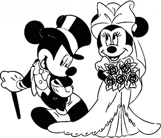 mickey et minnie se marient 2789