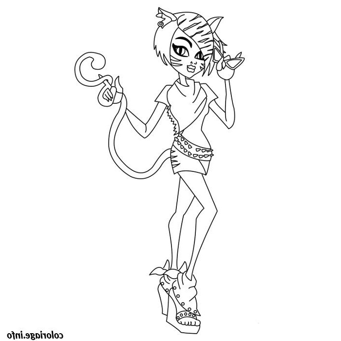 monster high toralei stripe coloriage 676
