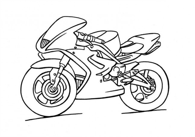 coloriage a dessiner moto ducati