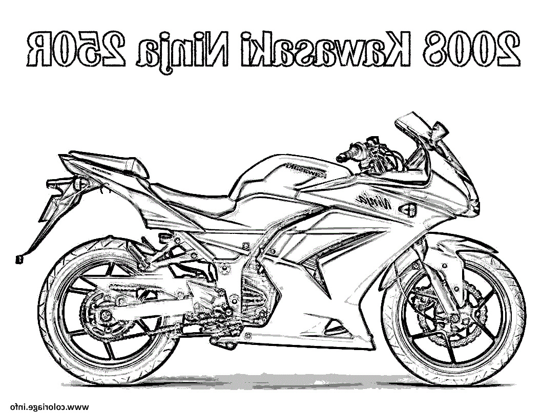 moto 147 coloriage dessin
