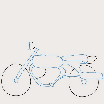 ment dessiner une moto