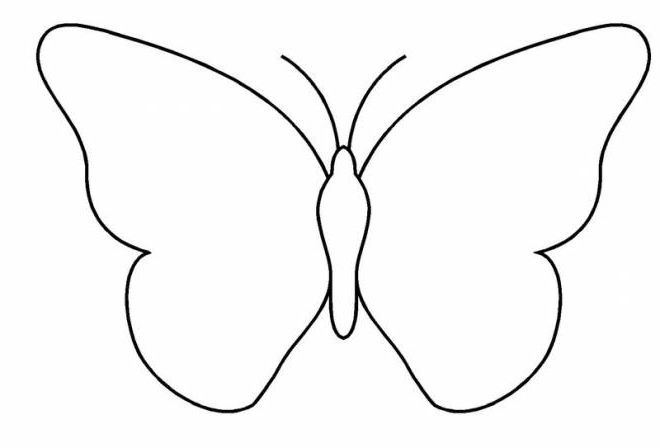 papillon maternelle a decouper