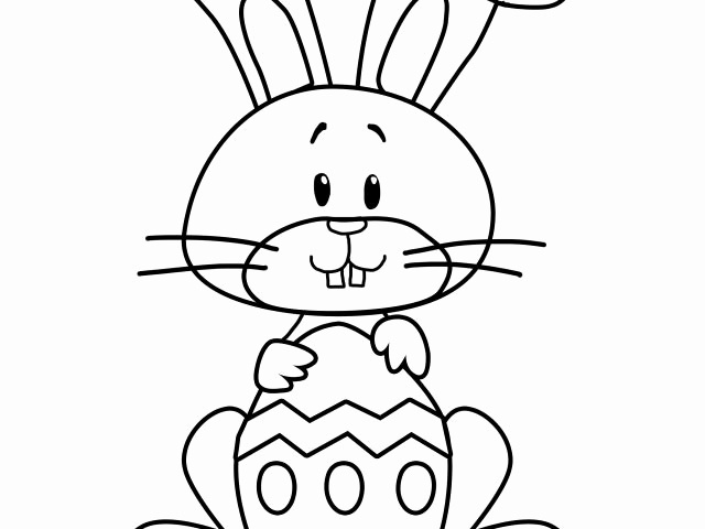 coloriage lapin de paques elegant coloriage de paques facile a imprimer ispirazione dessin lapin