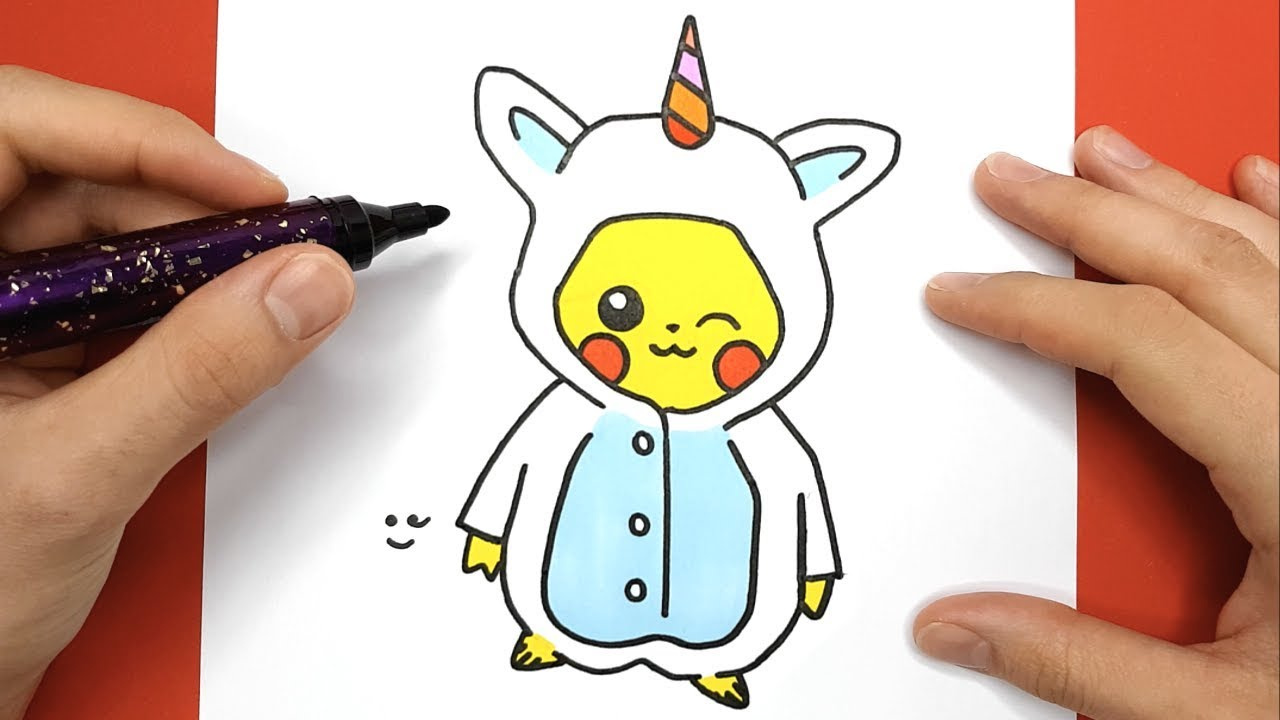 Dessin Pikachu En Couleur Beau Collection Ment Dessiner Et