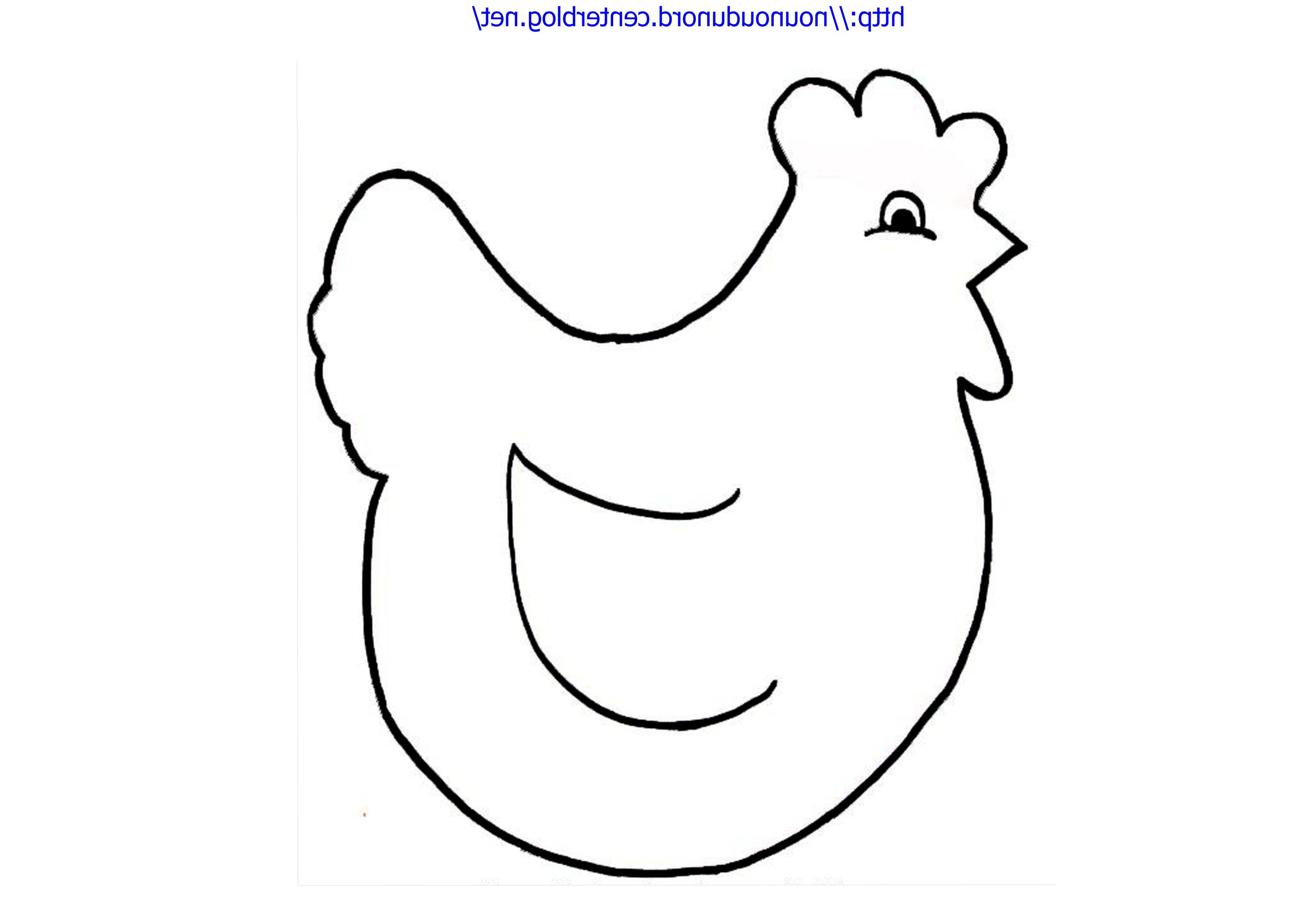 coloriage poule paques in coloriage poule colorier dessin imprimer wided