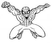 spiderman 3 en reflexion coloriage