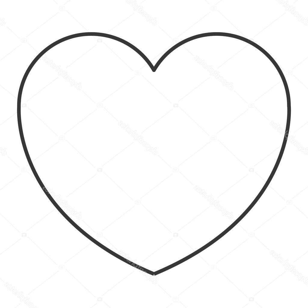 stock illustration heart cartoon icon