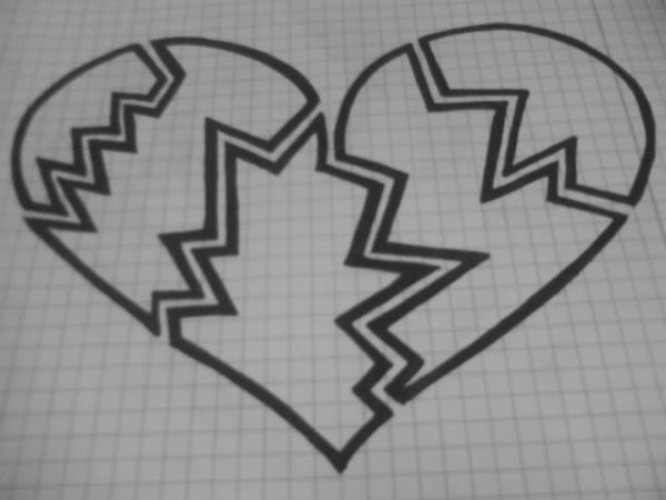 voila le dessin d un coeur