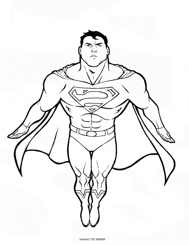 coloriage superman logo