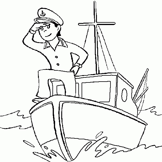 dessin bateau moteur mer gratuit