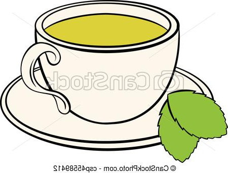 tasse thé dessin animé icône