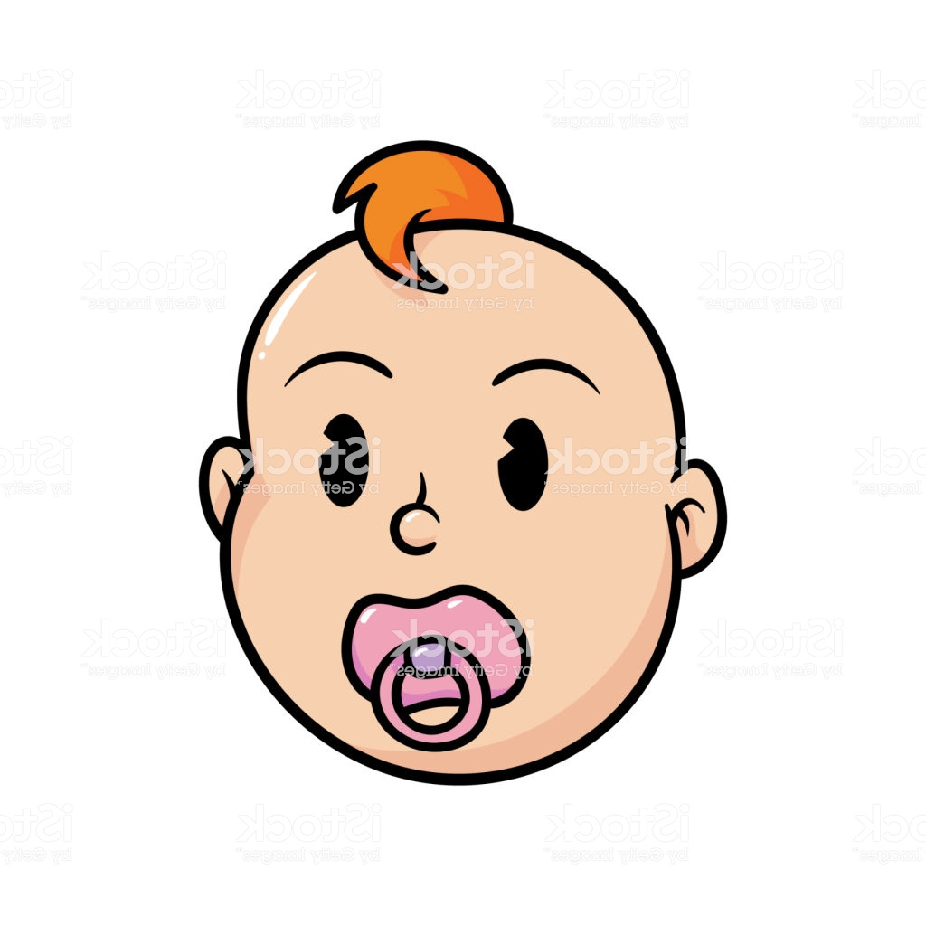 dessin animé bébé avec tétine gm