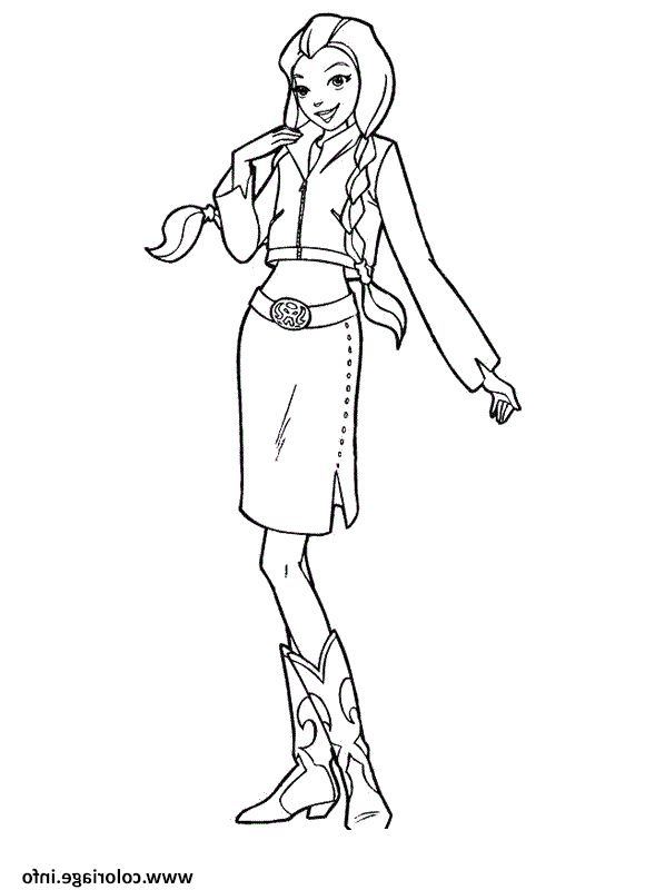 cute sam totally spies coloriage