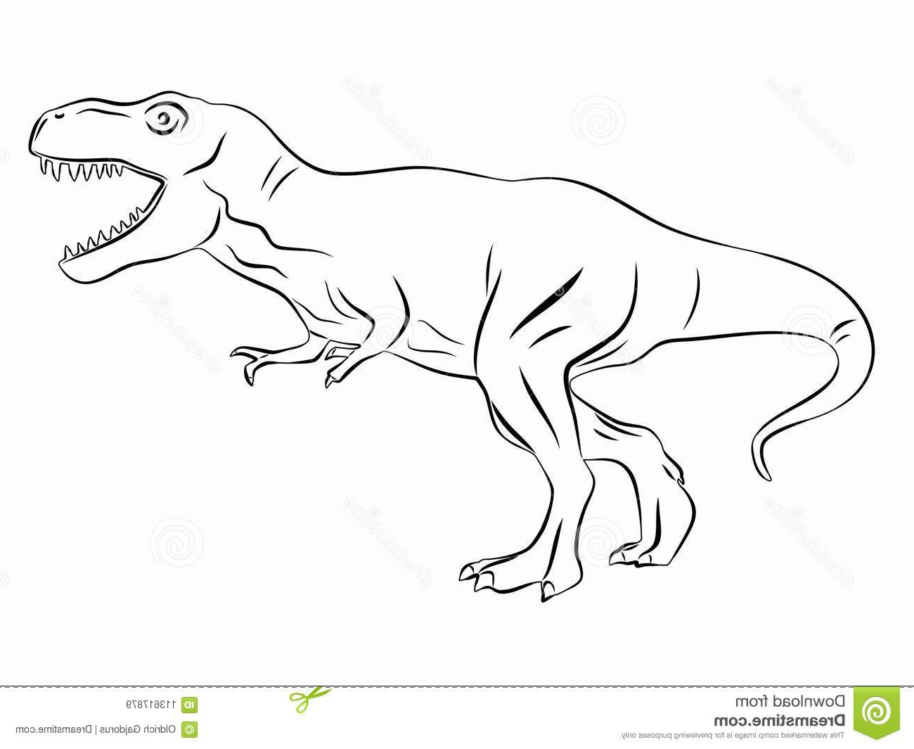 silhouette d tyrannosaure retrait vecteur image