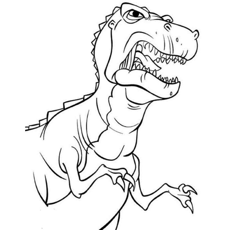 dessin de t rex a imprimer 3
