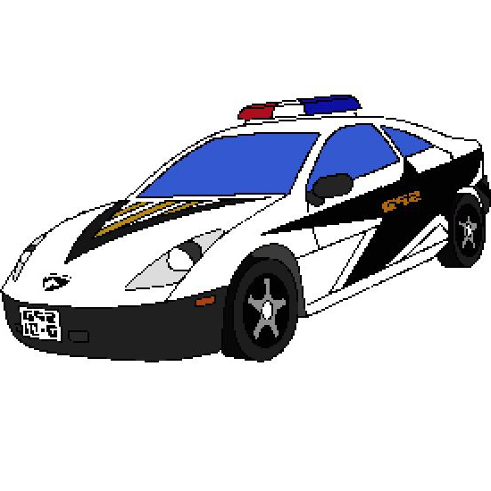 voiture police dessin