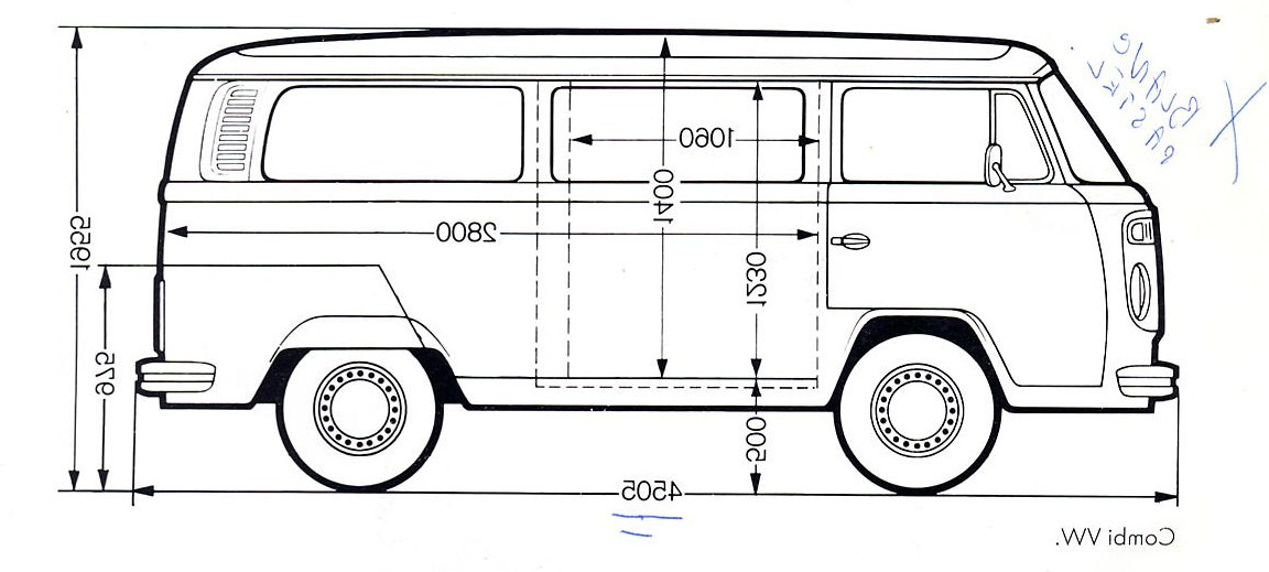Cherche dessin technique Volkswagen profile p1