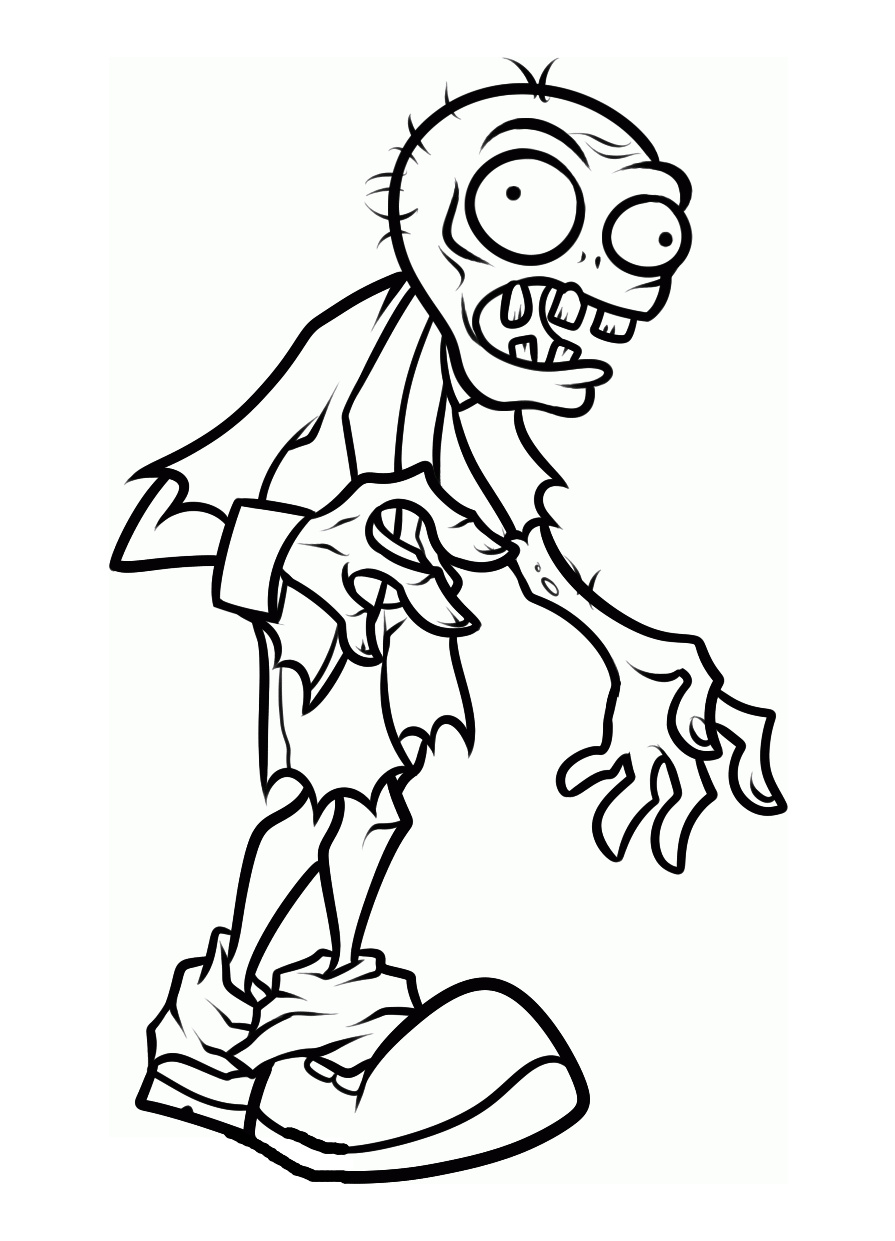 dessin facile zombie