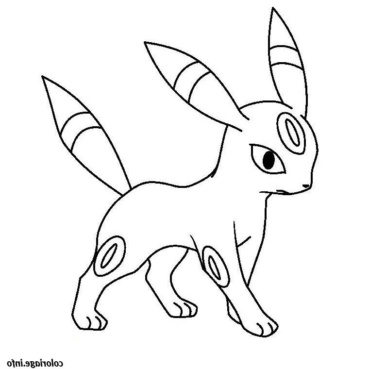 pokemon noctali coloriage dessin 824