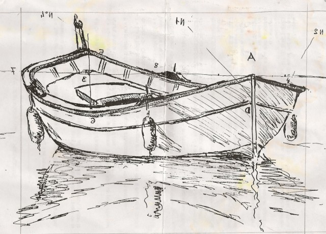 dessin et peinture video 758 dessiner une barque et le pointu provenca a