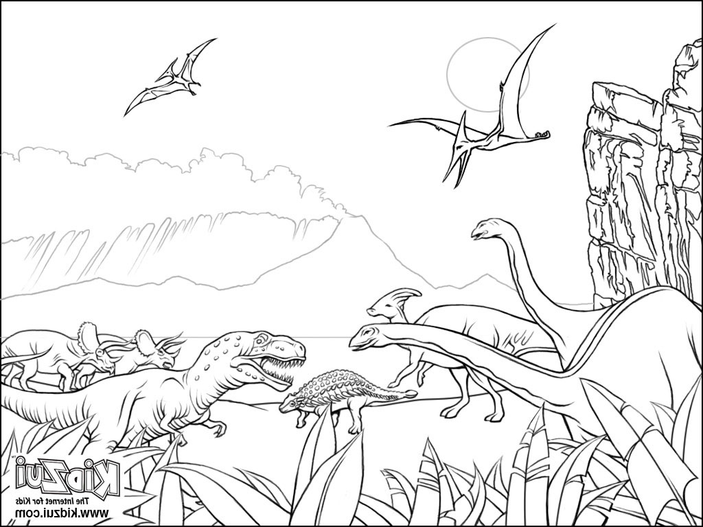 coloriages dinosaures