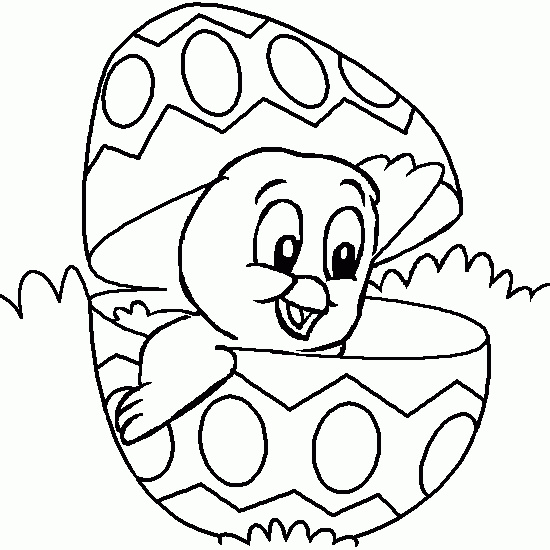 coloriage paques dessin oeuf chocolat