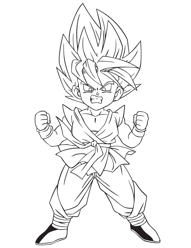 dragon ball gt coloring pages