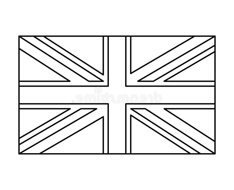 illustration stock drapeau britannique conception d ic ne de symbole de vecteur d ensemble de symbole de l angleterre image