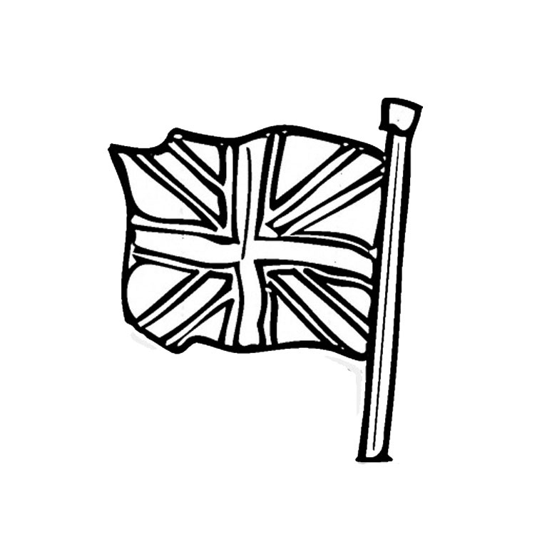 drapeau anglais a imprimer en couleur gratuit carte