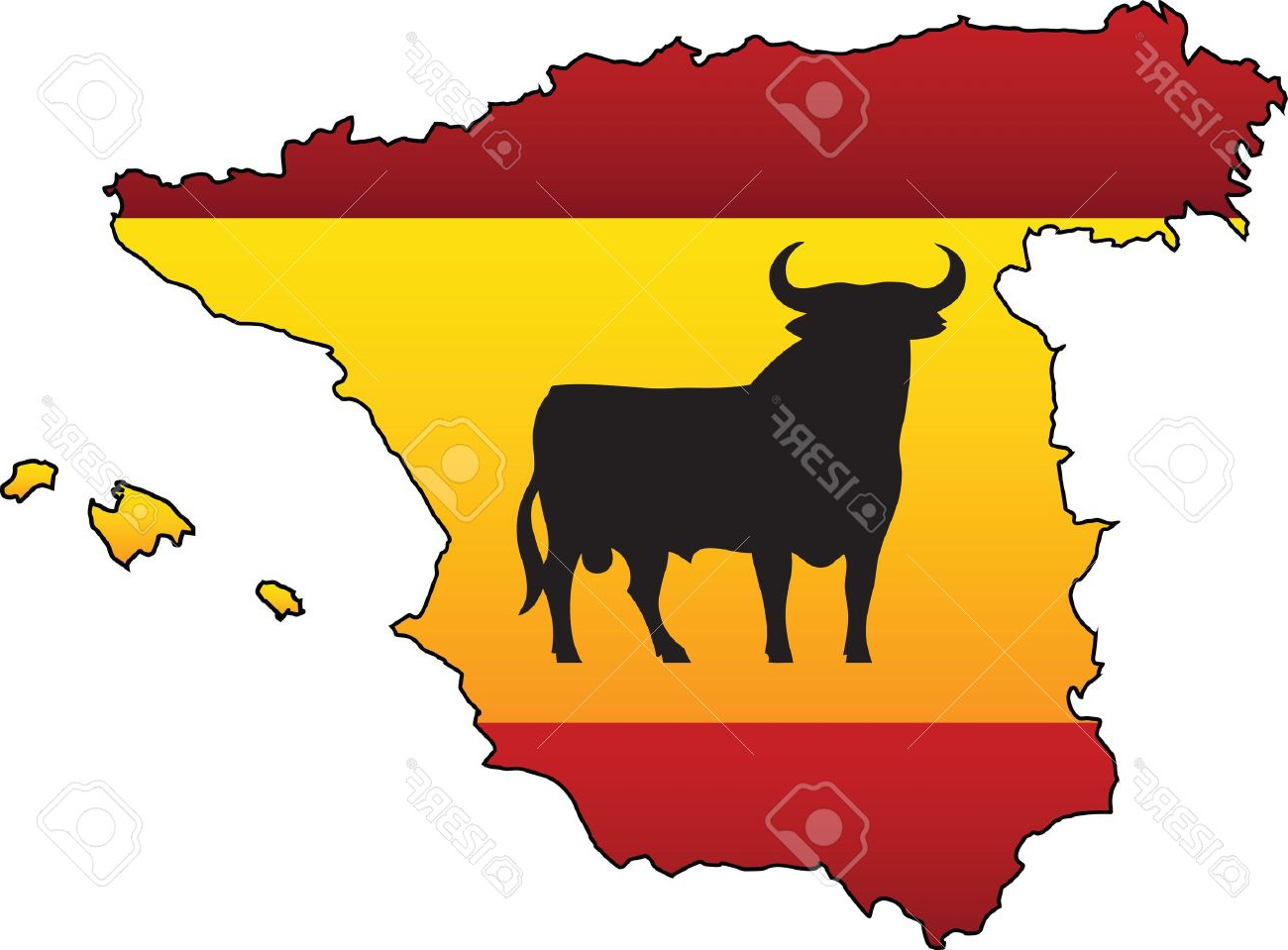 drapeau espagnol clipart