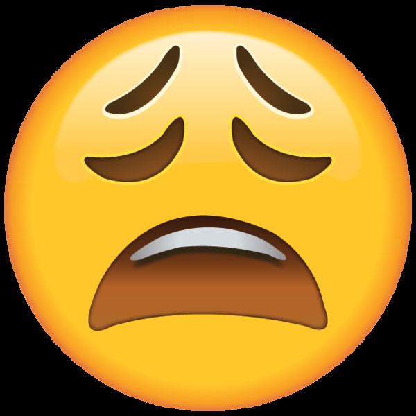 tired face emoji icon