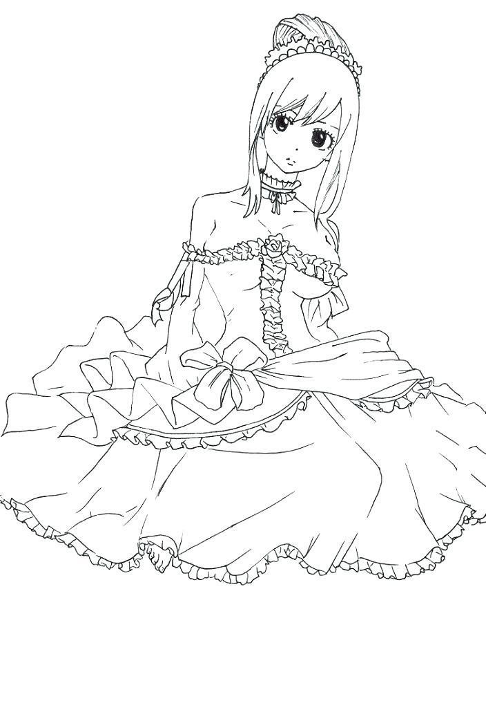 coloriage fairy tail lucy