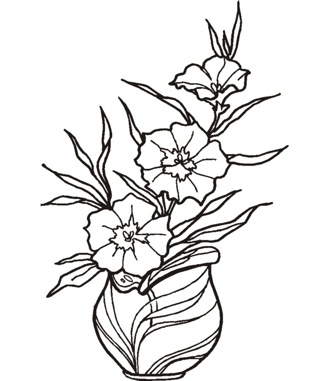 dessin bouquet de fleurs gratuit