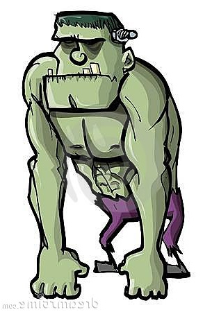 photo stock monstre de frankenstein de dessin animé image