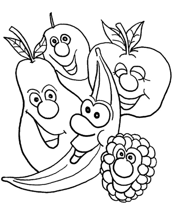 fruits colouring page 22