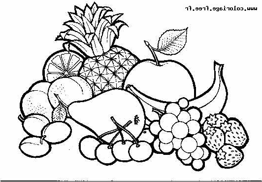 coloriage fruits legumes automne