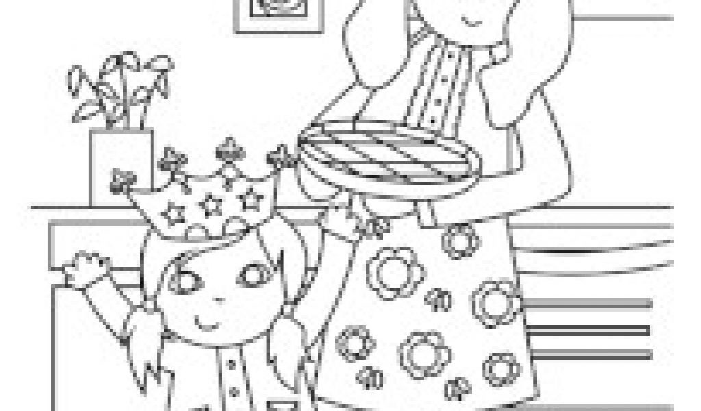 coloriage galette des rois maternelle coloriage famille sur hugolescargot 2