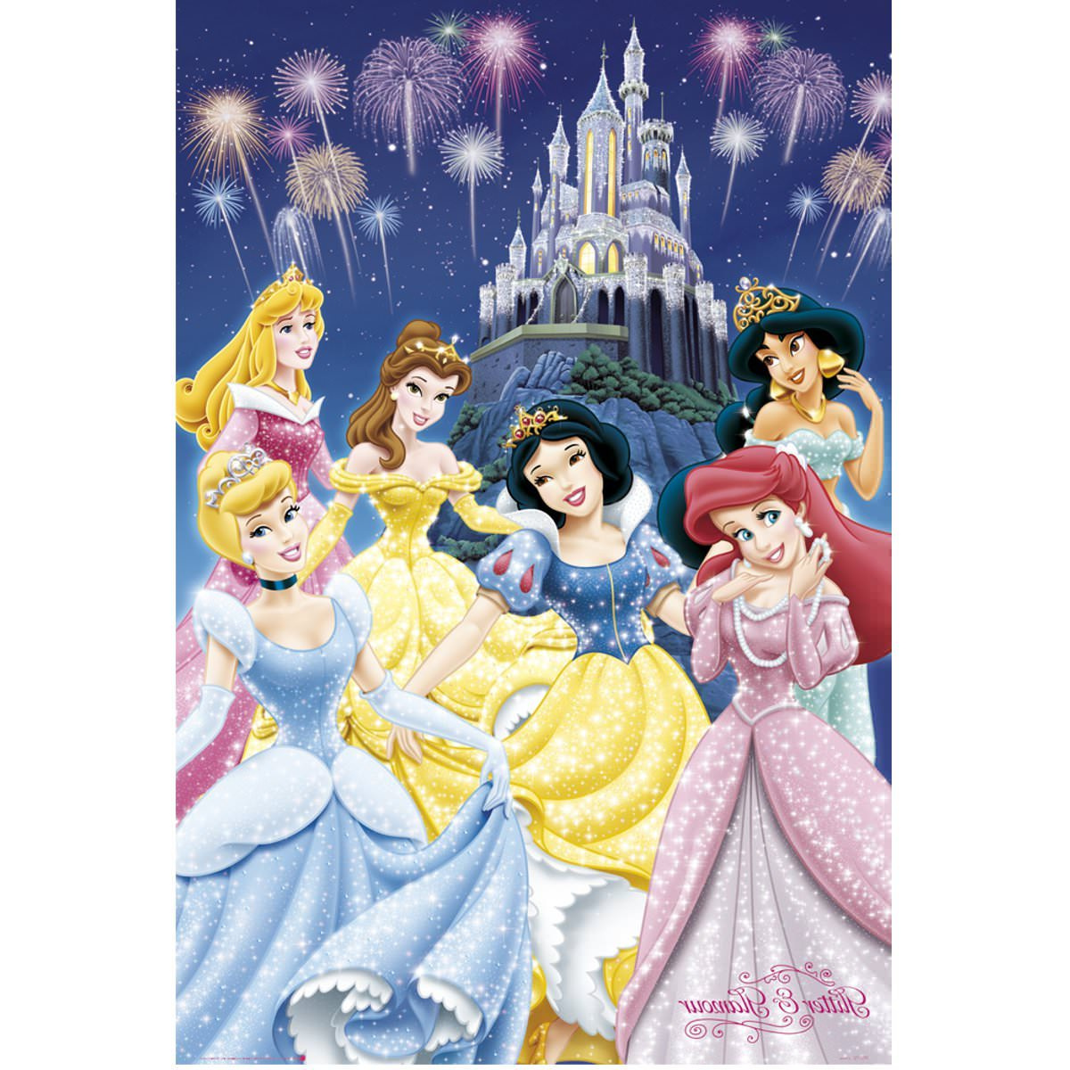 disney princesse poster glamour 61 x 91 cm