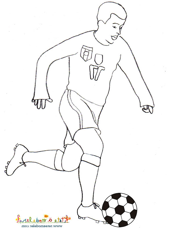 dessin de joueur de foot 5