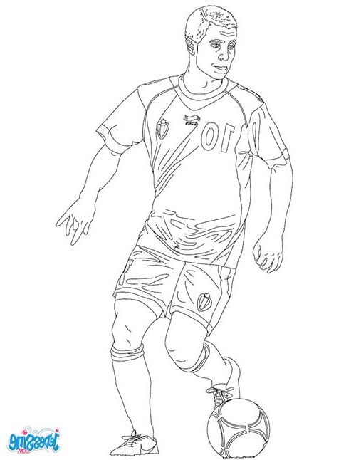 dessin de joueur de foot