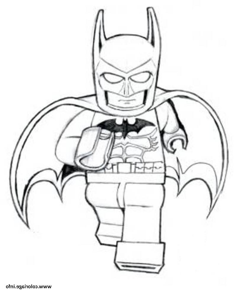 batman lego is running movie coloriage