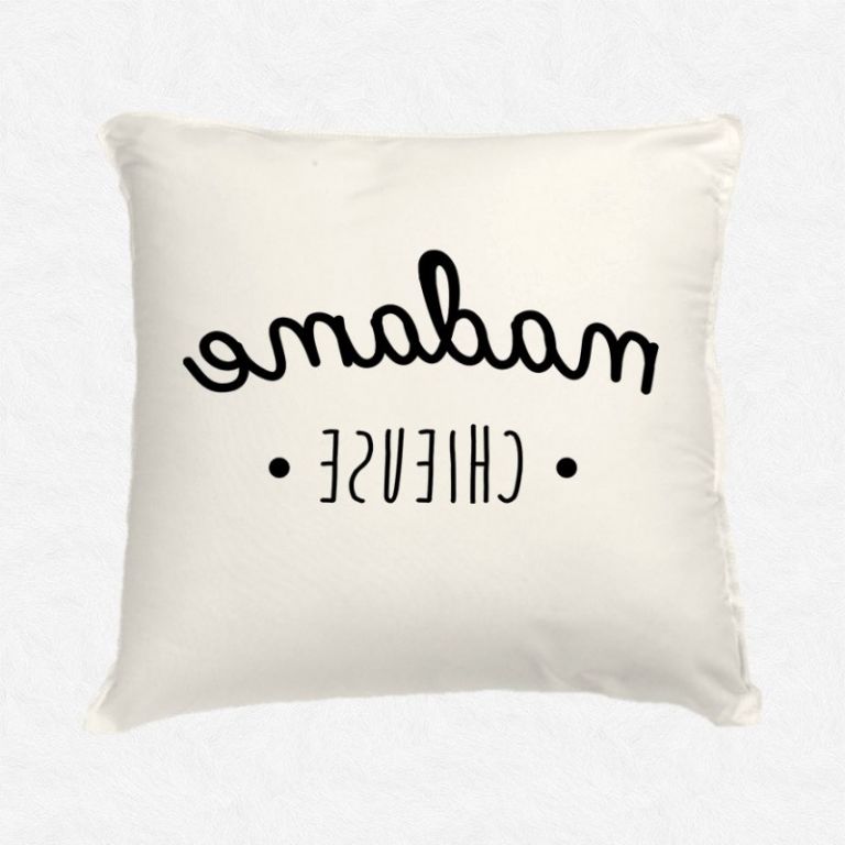 Madame Maladroite Élégant Image Coussin Madame Chieuse Mayooo